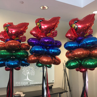 Latex-free balloon columns for MCPHS - Eye Candy Balloons