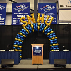 SNHU Latex Free Ballooon Arch by Eye Candy Balloons