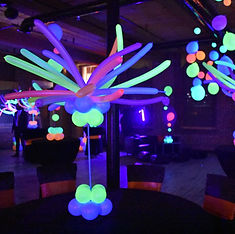Blacklight Party Balloons by Eye Candy Balloons