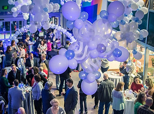 Snowflake Balloon Holiday Party by Eye Candy Balloons