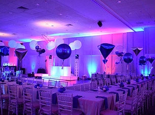 Mitzvah Balloon Centerpieces 2 Eye Candy Balloons
