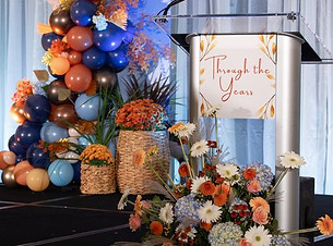 Stage Balloon Backdrop for Purple Finch  by Eye Candy Balloons