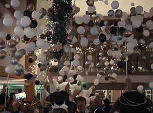 New Years Eve Wedding Balloon Drop by Eye Candy Balloons