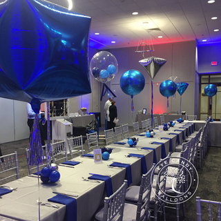 Latex-free balloon centerpieces - Eye Candy Balloons