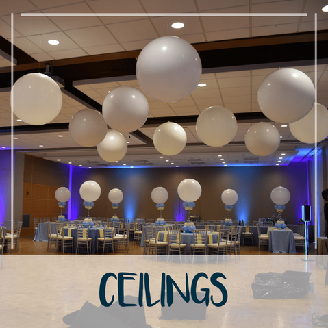 Eye Candy Balloons Ceiling Balloons