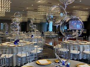 Clear Balloon with Lights Centerpiece by Eye Candy Balloons