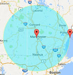 Map of Eye Candy Balloons Radius