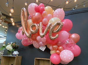 Organic Puff Love Balloon by Eye Candy Balloons