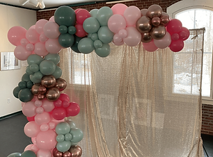 Organic Wave Baby Shower Backdrop