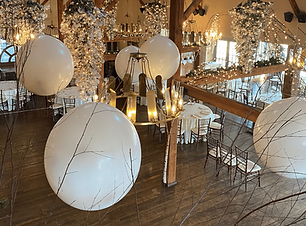 Wedding Ceiling Balloons Pop Drops by Eye Candy Balloons